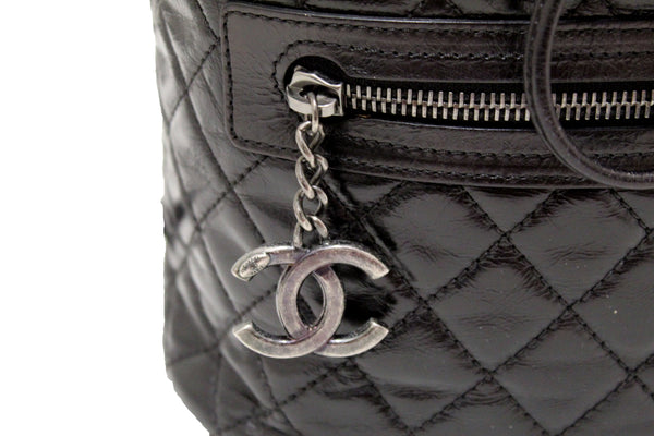 Chanel Black Quilted Calfskin Leather Small Salzburg Mountain Backpack