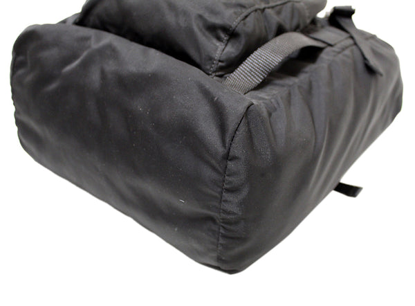 Prada Black Re-Nylon Double-Buckle Backpack