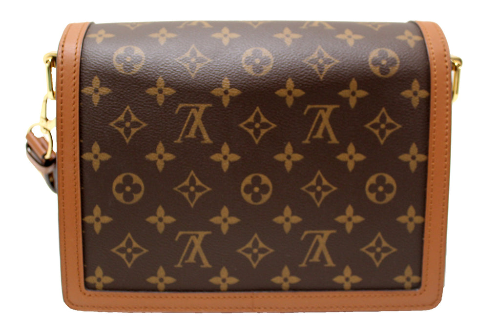 Louis Vuitton Dauphine Monogram Reverse MM Brown in Coated Canvas