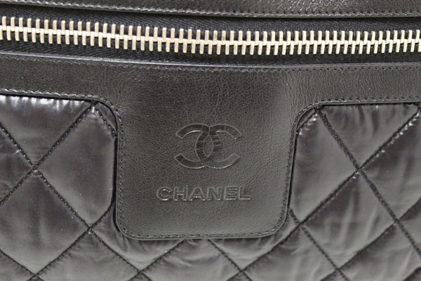 Chanel Coco Cocoon Black Quilted Nylon Reversible Tote