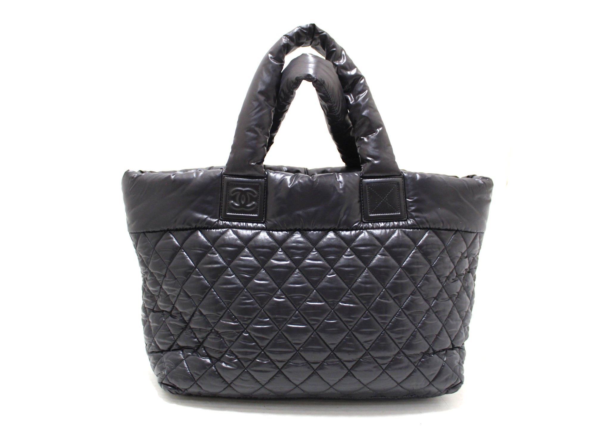 CHANEL, Bags, Authentic Coco Cocoon Reversible Tote Quilted Nylon Medium  Size