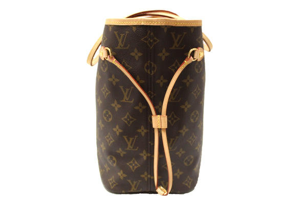 Louis Vuitton Classic Monogram Neverfull MM Tote Shoulder Bag