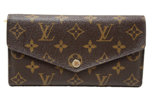路易·威登（Louis Vuitton）經典會標帆布莎拉錢包