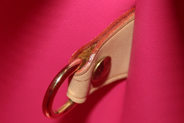 New Louis Vuitton Fuchsia Hot Pink Vernis Leather Houston Shoulder Bag