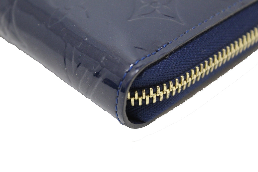 Louis Vuitton Monogram Blue Vernis Leather Zippy Wallet – Italy Station