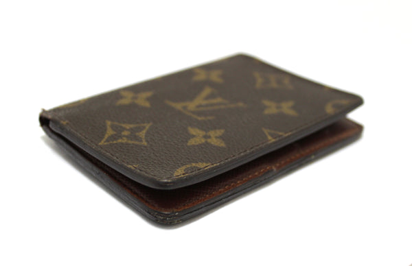 Louis Vuitton Classic Monogram Canvas Pocket Organizer Card Holder