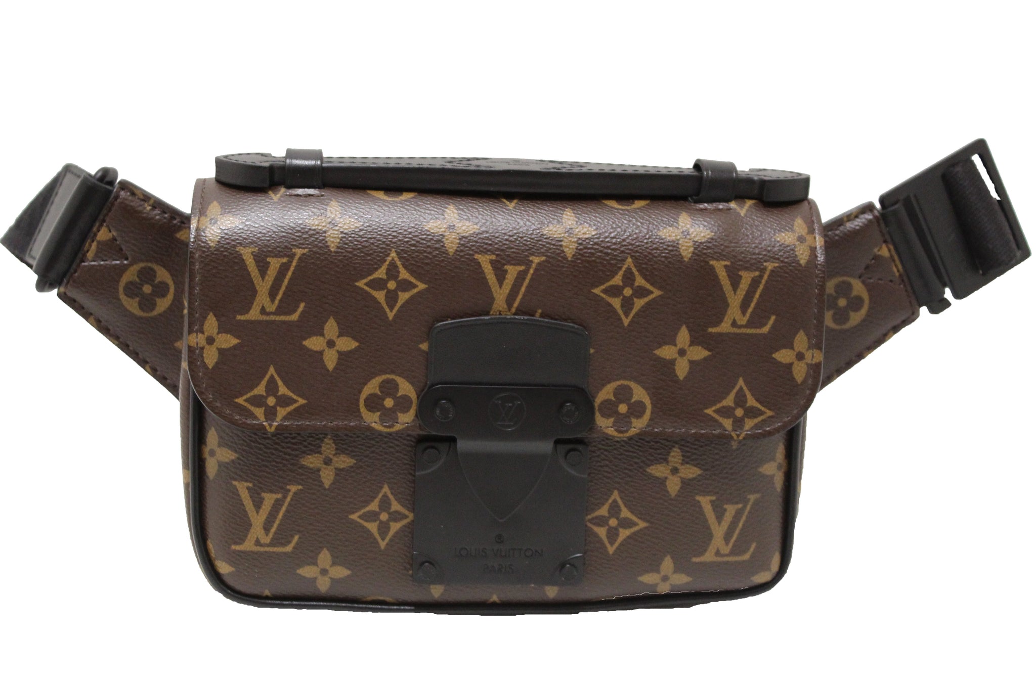 Louis Vuitton S-Lock Messenger Monogram Macassar Brown For Women