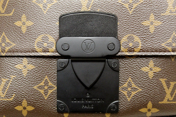 Authentic NEW Louis Vuitton Monogram Macassar Canvas S Lock Sling