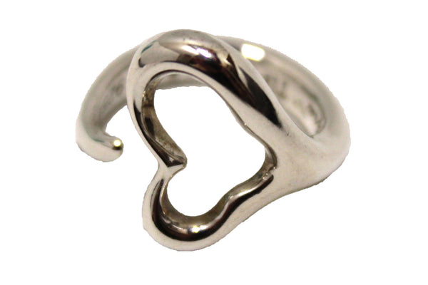Tiffany＆Co。Sterling Silver Open Heart Ring
