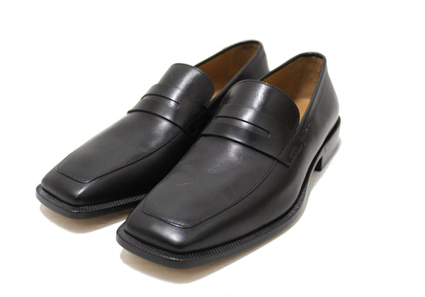 路易威登男士黑牛犢皮革鞋鞋英國尺碼6（美國7）