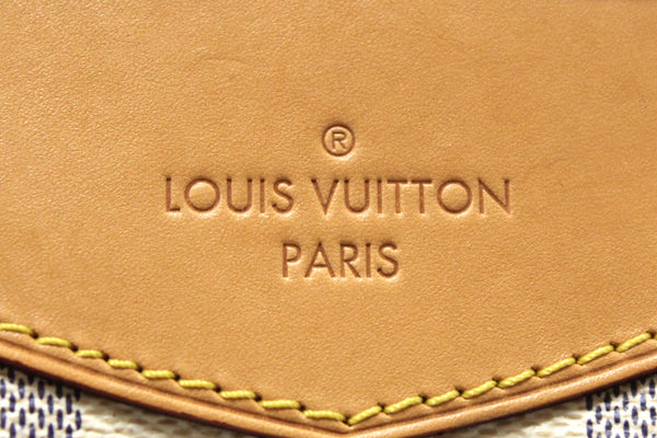 路易威登（Louis Vuitton）達米爾·阿祖爾（Damier Azur）帆布Siracusa PM Messenger Bag