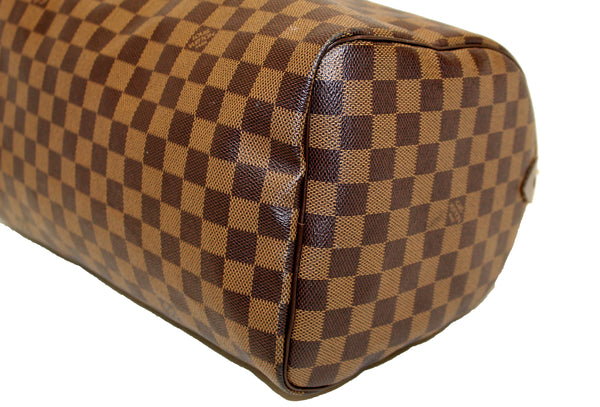 路易·威登（Louis Vuitton）達米爾·埃比（Damier Ebene）Speedy 35手提包