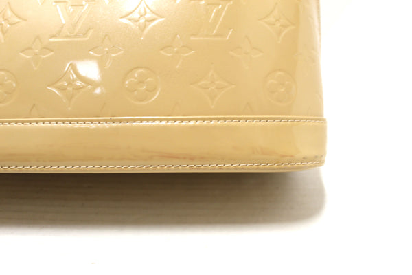 Louis Vuitton Yellow Monogram Vernis Leather Alma PM Handbag