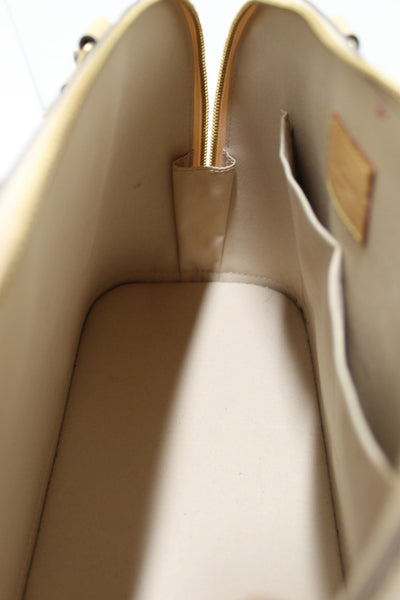 Louis Vuitton 黃色 Monogram Vernis 皮革 Alma 小號手提包