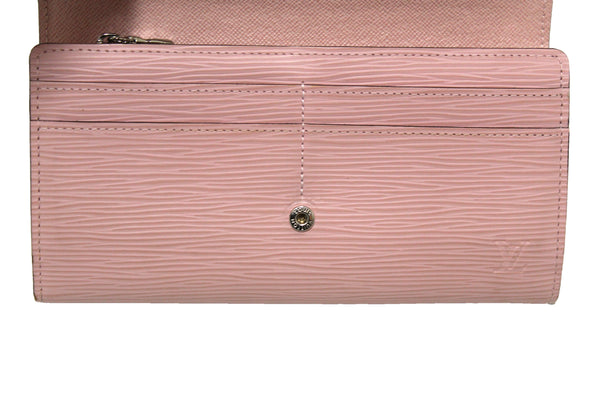 Louis Vuitton Pink Epi Leather Sarah Wallet