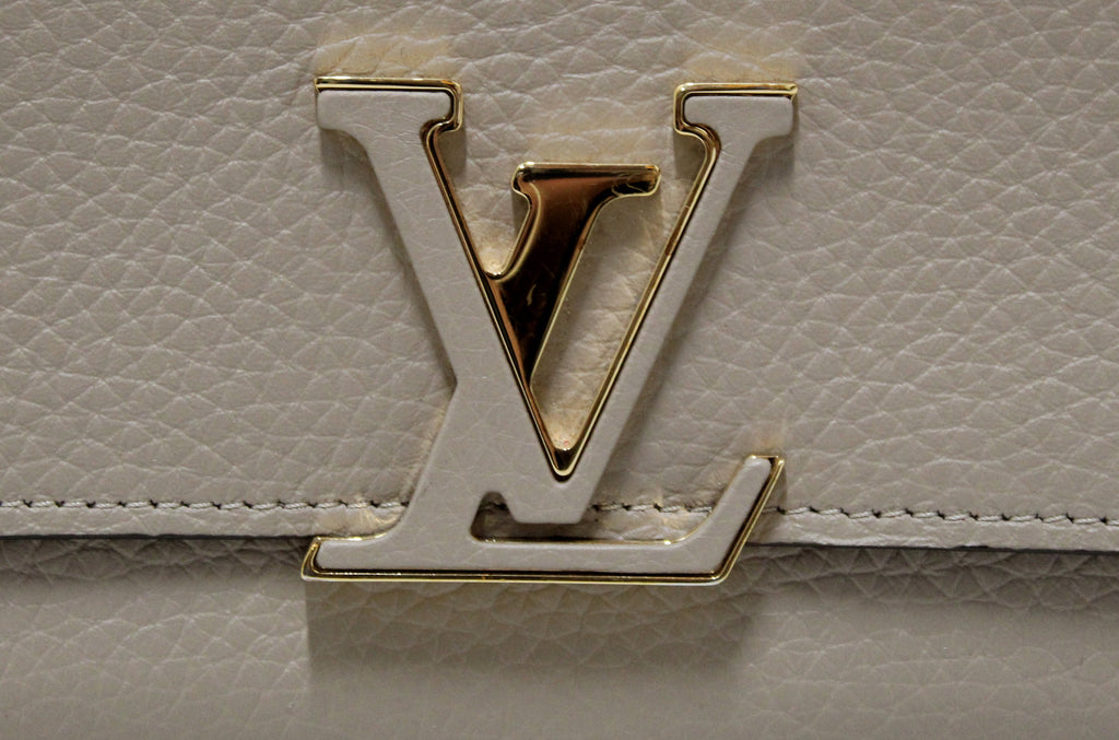 Louis Vuitton Galet Taurillon Leather Capucines Wallet – Italy Station