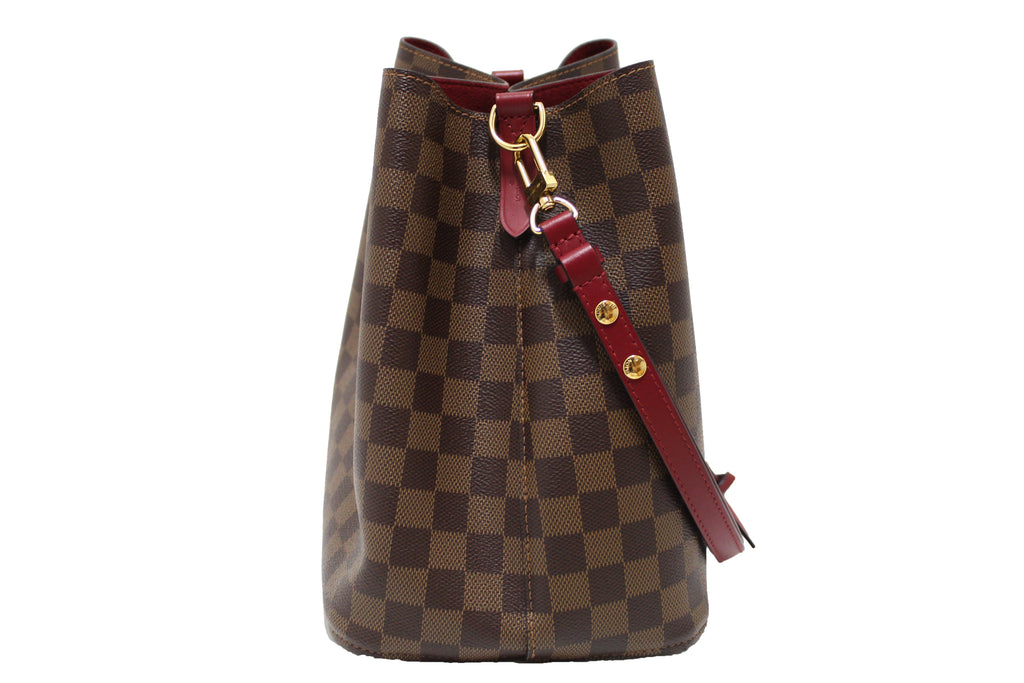Authentic Louis Vuitton Damier Ebene NeoNoe MM Shoulder Bag – Italy Station