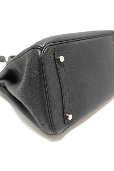 Hermes Black Togo Leather Birkin 30 Handbag