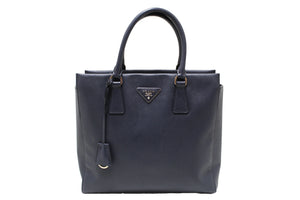 Prada Blue Saffiano Lux皮革手提袋