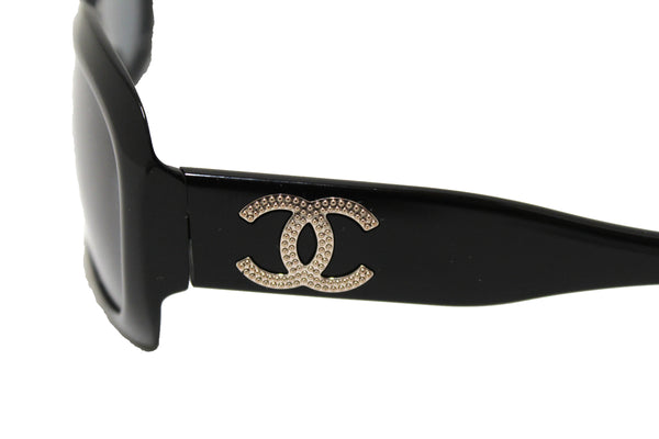 Chanel Black Frame CC Sunglasses