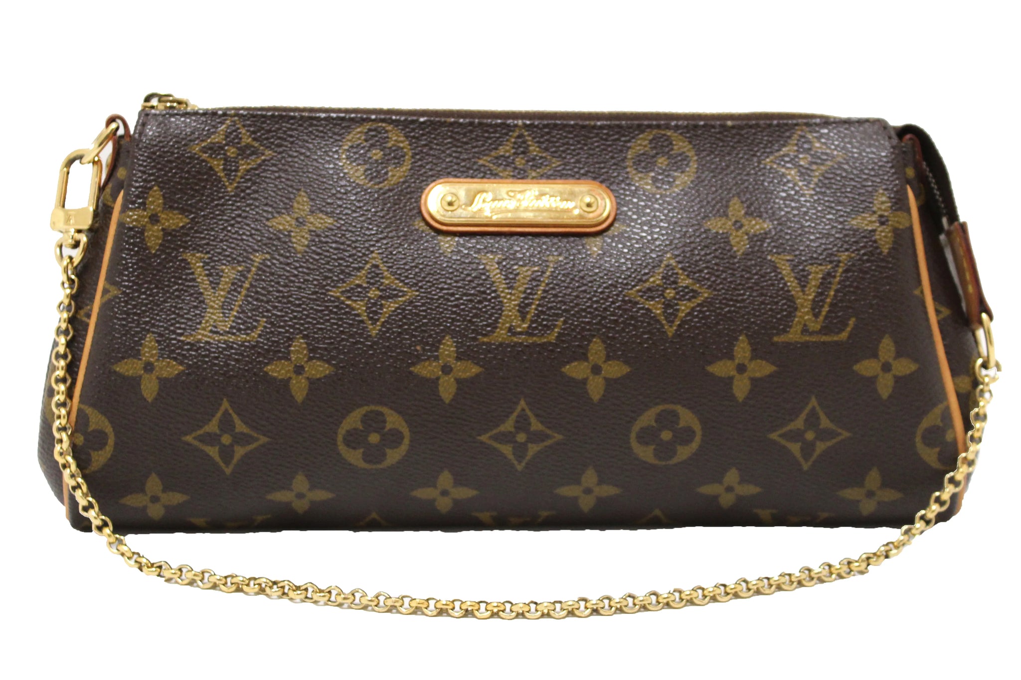 Louis Vuitton Classic Monogram Eva Clutch Shoulder Bag – Italy Station
