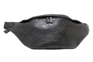 Louis Vuitton Black Monogram Shadow Calf Leather Discovery Bumbag PM