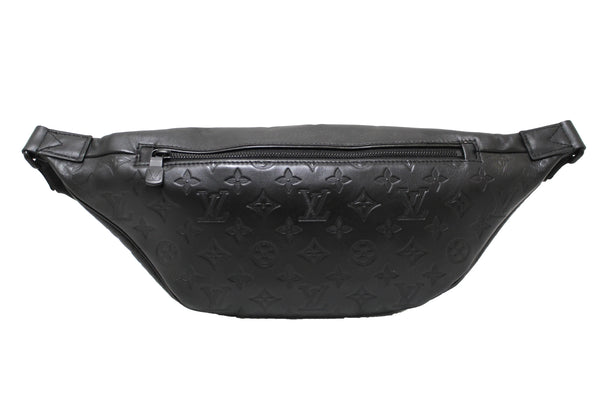 Louis Vuitton Black Monogram Shadow Calf Leather Discovery Bumbag PM
