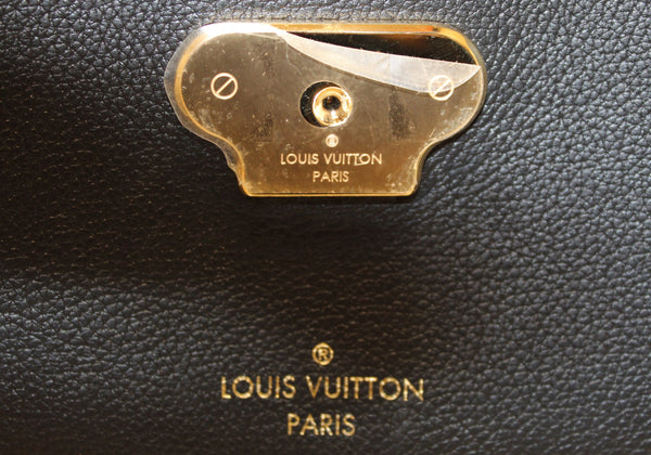 路易·威登（Louis Vuitton）達米爾·埃比內（Damier Ebene）帆布，黑色軟牛犢皮革vavin pm