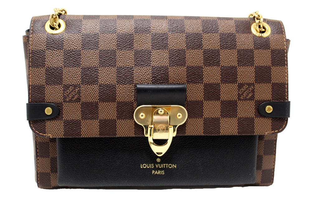 Louis Vuitton Vavin Shoulder Bag PM Black Leather