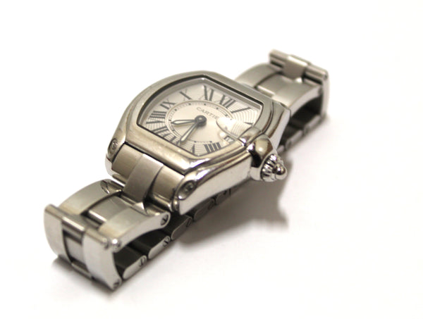 卡地亞不銹鋼31mm跑車石英手錶
