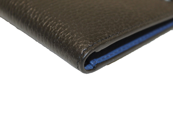 New  Gucci Black Men's Leather Bi-Fold Wallet 610464