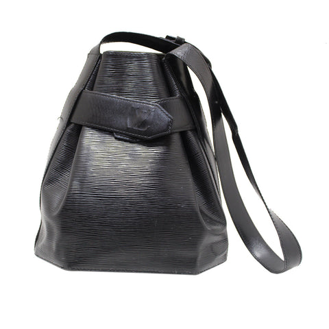 Louis Vuitton Black Epi Leather Sac E'paule Shoulder Bag