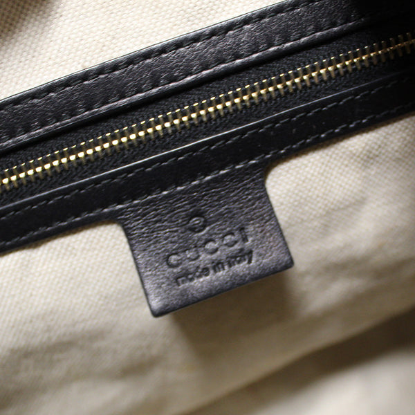 Gucci Black Guccissima Leather Hobo Shoulder Bag 322226