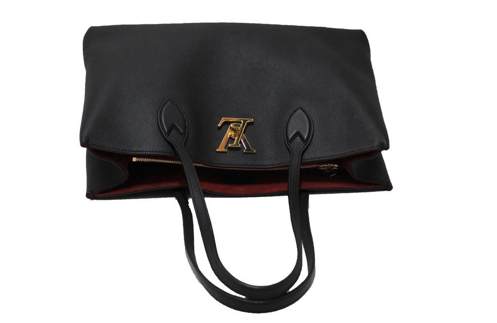 Louis Vuitton Lockme Shopper Tote - Black Totes, Handbags