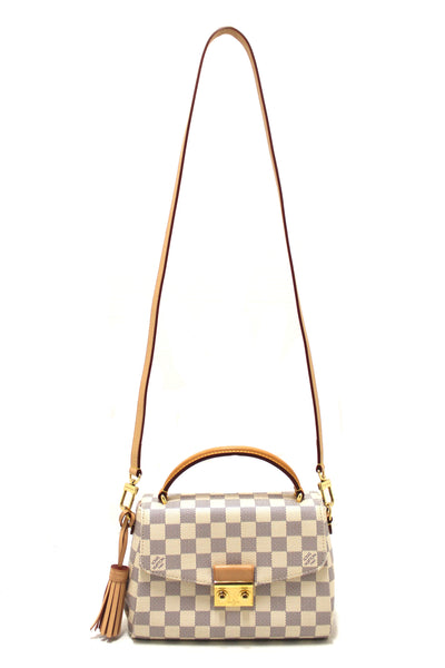 Louis Vuitton Damier Azur Croisette Handbag/Messenger Bag