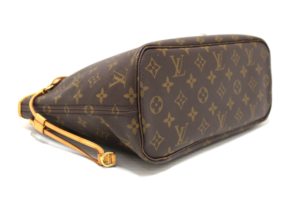 Louis Vuitton Classic Monogram Neverfull PM Tote Shoulder Bag – Italy  Station