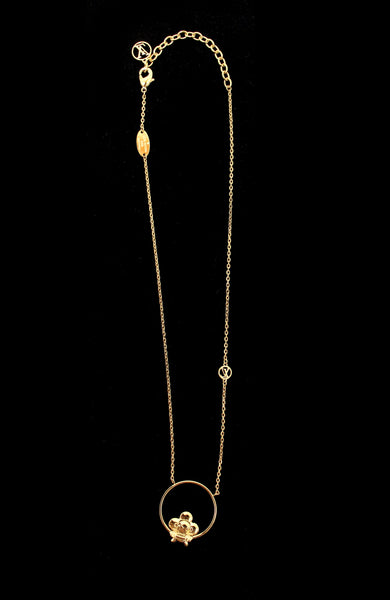 路易·威登（Louis Vuitton）金薇薇安（Vivienne）鞦韆項鍊