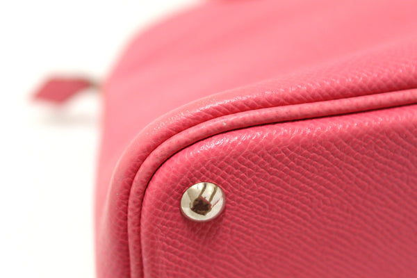 Hermes Pink Bolide 27 Epsom Leather Handbag/Shoulder Bag