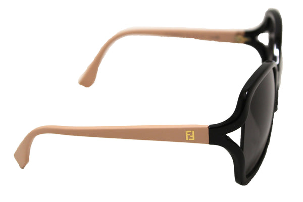Fendi 黑色醋酸纖維和淺粉紅色鏡框太陽眼鏡