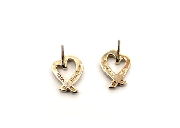 Tiffany & Co. Sterling Silver 925 Picasso Heart Earrings