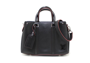 Louis Vuitton Black Epi Leather Soufflot BB Bag