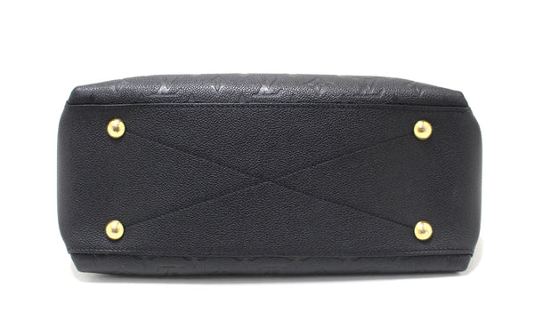 Louis Vuitton Black Monogram Empreinte Leather George MM Bag