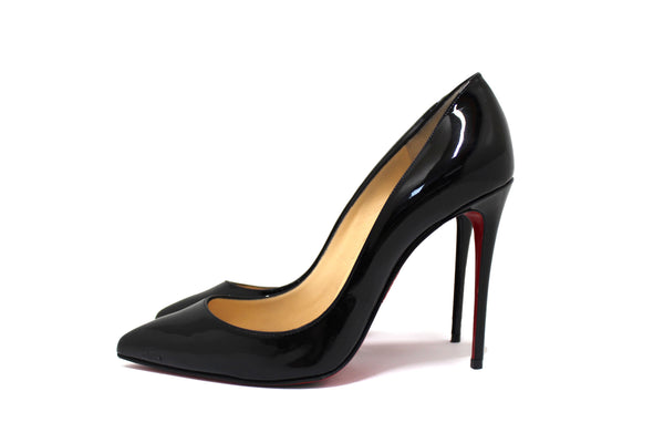 Christian Louboutin Black So Kate Patent Leather Pump Heels size 38