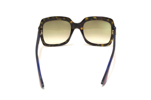 Gucci Brown Tortoise Shell Square Sunglasses