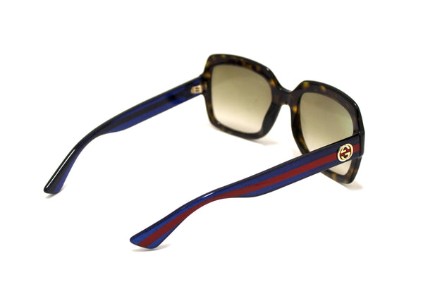 Gucci Brown Tortoise Shell Square Sunglasses