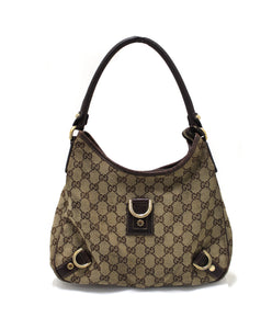 Gucci Brown GG Abbey D-Ring Small Hobo Shoulder Bag – Italy Station