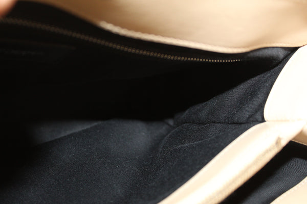 Yves Saint Laurent Dark Beige Matelasse Y Leather Medium LouLou Bag
