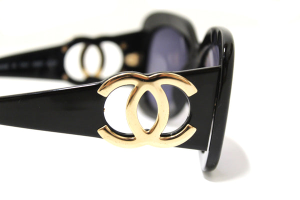 Chanel Black CC Sunglasses