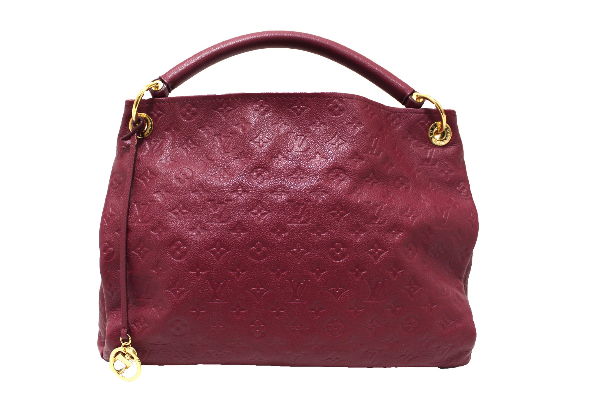 Louis Vuitton Pink Empreinte Leather Artsy MM Hobo Bag