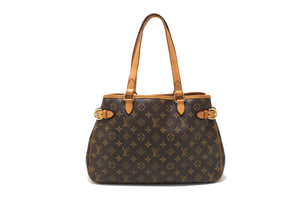 Louis Vuitton Classic Monogram Horizontal Batignolles Tote Shoulder Bag